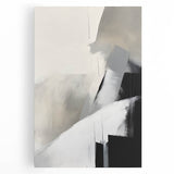 Framed Dining Room Prints – Abstract Neutral Black & Gray Art