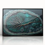 Organic Abstract Living Room Wall Art – Large Canvas & Framed Print