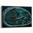 Organic Abstract Living Room Wall Art – Large Canvas & Framed Print