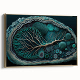 Organic Abstract Living Room Wall Art – Large Canvas & Framed Print