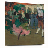 Impressionist Dance Scene Wall Art - Toulouse-Lautrec's Bolero Print