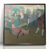 Impressionist Dance Scene Wall Art - Toulouse-Lautrec's Bolero Print