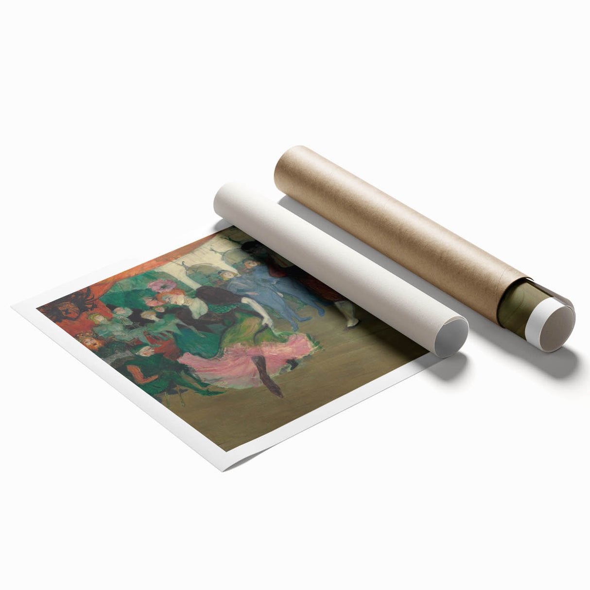 Impressionist Dance Scene Wall Art - Toulouse-Lautrec's Bolero Print