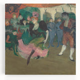 Impressionist Dance Scene Wall Art - Toulouse-Lautrec's Bolero Print