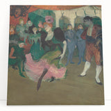 Impressionist Dance Scene Wall Art - Toulouse-Lautrec's Bolero Print