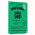 Nirvana 1989 Concert Poster - Vintage Retro Wall Art for Music Fans