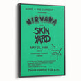 Nirvana 1989 Concert Poster - Vintage Retro Wall Art for Music Fans