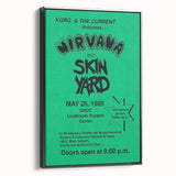 Nirvana 1989 Concert Poster - Vintage Retro Wall Art for Music Fans