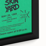 Nirvana 1989 Concert Poster - Vintage Retro Wall Art for Music Fans
