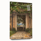 Realism Garden Archway Art Print - Verdant View by Eckersberg