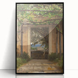 Realism Garden Archway Art Print - Verdant View by Eckersberg