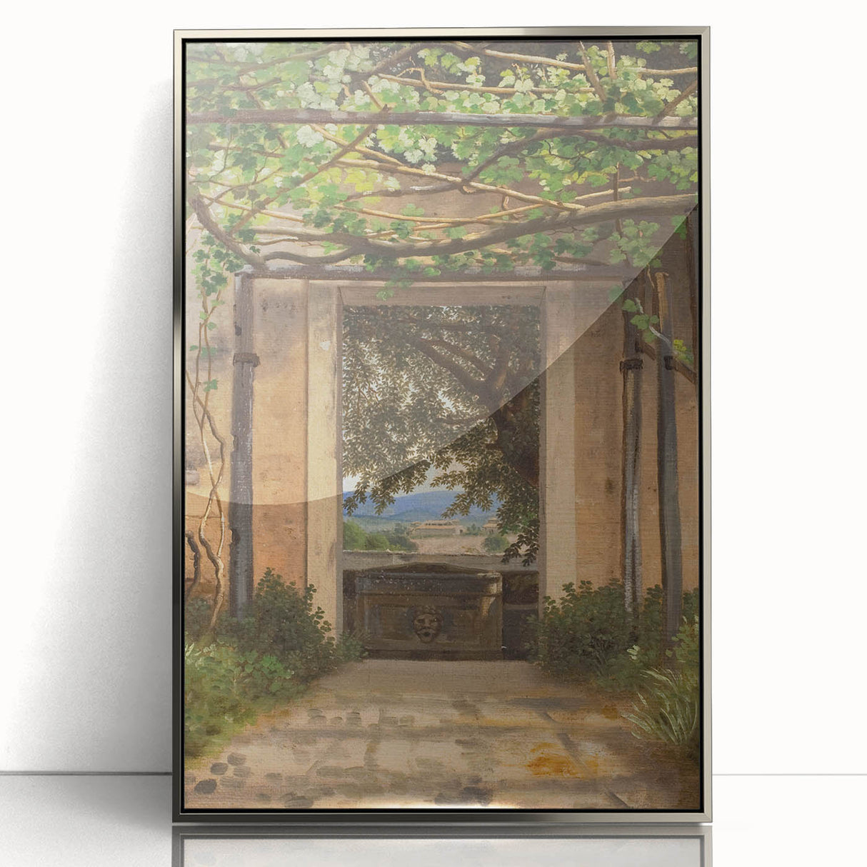 Realism Garden Archway Art Print - Verdant View by Eckersberg