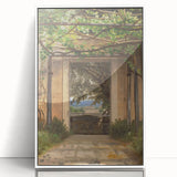 Realism Garden Archway Art Print - Verdant View by Eckersberg