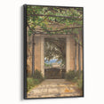 Realism Garden Archway Art Print - Verdant View by Eckersberg