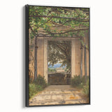 Realism Garden Archway Art Print - Verdant View by Eckersberg