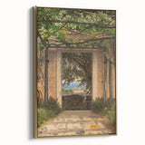 Realism Garden Archway Art Print - Verdant View by Eckersberg