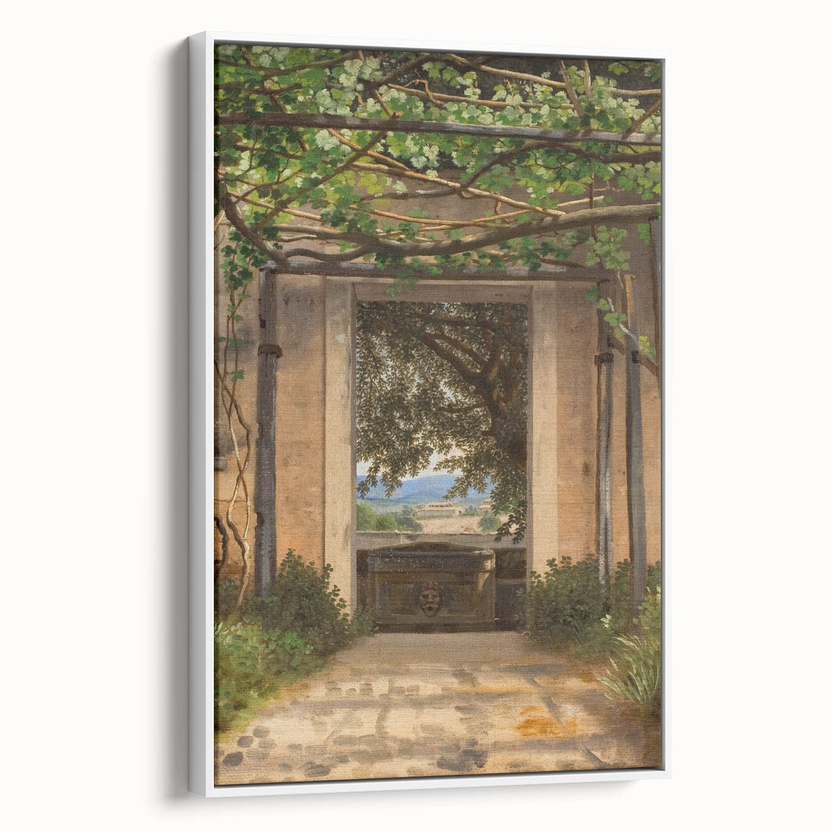 Realism Garden Archway Art Print - Verdant View by Eckersberg
