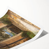 Realism Garden Archway Art Print - Verdant View by Eckersberg