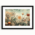 Botanical Floral Living Room Wall Art – Large Canvas & Framed Print