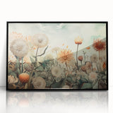 Botanical Floral Living Room Wall Art – Large Canvas & Framed Print