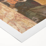 Impressionist Painting - Mary Cassatt at the Louvre by Degas Art Print