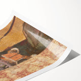 Impressionist Painting - Mary Cassatt at the Louvre by Degas Art Print