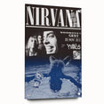 Nirvana 1991 Concert Poster - Retro Grunge Wall Art for Fans