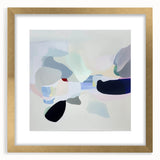 Geometric Abstract Wall Decor – Soft Pastel Modern Canvas Print