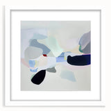 Geometric Abstract Wall Decor – Soft Pastel Modern Canvas Print