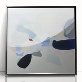 Geometric Abstract Wall Decor – Soft Pastel Modern Canvas Print