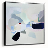 Geometric Abstract Wall Decor – Soft Pastel Modern Canvas Print