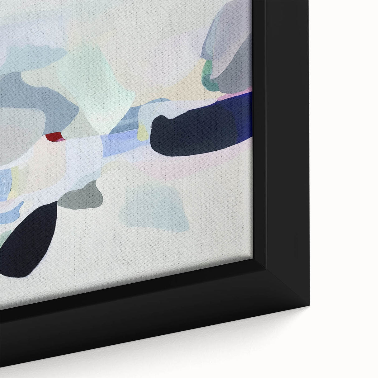 Geometric Abstract Wall Decor – Soft Pastel Modern Canvas Print