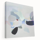 Geometric Abstract Wall Decor – Soft Pastel Modern Canvas Print