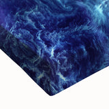 Abstract Impressionist Ocean Wall Art - Swirling Phytoplankton Print