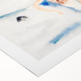 Abstract Water Scene Modern Art - Serene Minimalist Wall Decor