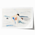 Abstract Water Scene Modern Art - Serene Minimalist Wall Decor