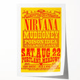 Nirvana 1990 Concert Poster - Retro Wall Art for Grunge Fans