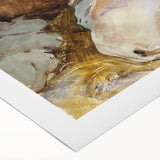 Realism Animal Art Print - Oxen Resting by John Singer Sargent