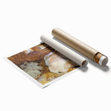 Realism Animal Art Print - Oxen Resting by John Singer Sargent