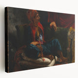 Romanticism Art: The Smoker by Eugène Delacroix