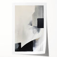 Framed and Canvas Dining Room Art – Abstract Black & Gray Print