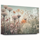 Soft Floral Living Room Wall Art – Large Canvas & Framed Print
