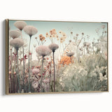 Soft Floral Living Room Wall Art – Large Canvas & Framed Print