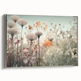 Soft Floral Living Room Wall Art – Large Canvas & Framed Print