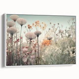 Soft Floral Living Room Wall Art – Large Canvas & Framed Print