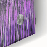 Close-up of an abstract floral acrylic glass artwork showcasing vibrant colors and intricate details, perfect for modern home decor or as a unique gift.