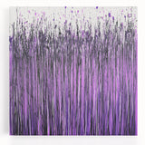 Abstract floral stretched canvas art showcasing vibrant colors and intricate designs, perfect for modern home decor, enhancing any living space with elegance.