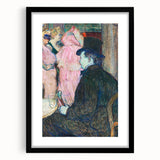 Impressionist Painting - Maxime Dethomas by Toulouse-Lautrec Art Print
