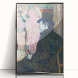 Impressionist Painting - Maxime Dethomas by Toulouse-Lautrec Art Print