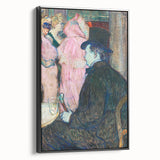 Impressionist Painting - Maxime Dethomas by Toulouse-Lautrec Art Print